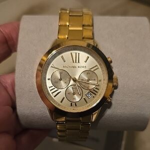 Michael Kors Gold-Tone Chronograph Watch